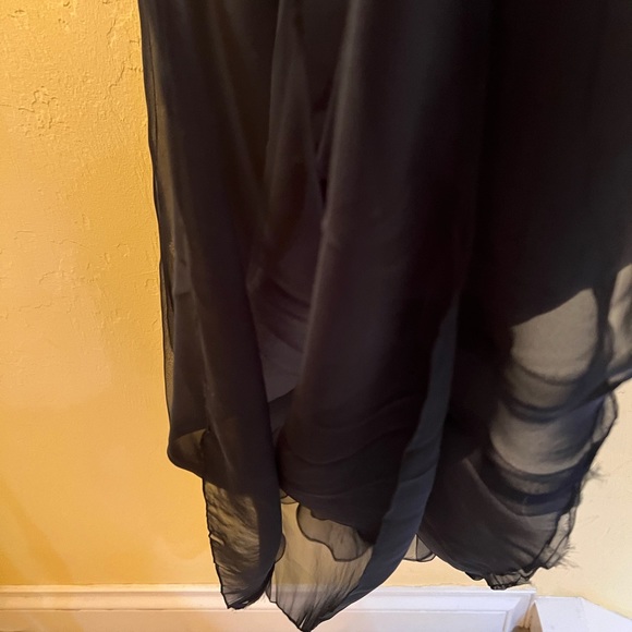 Ruben Panis Vtg Sheer Silk dress with 3 layers sheer silk under dress. - Picture 7 of 15